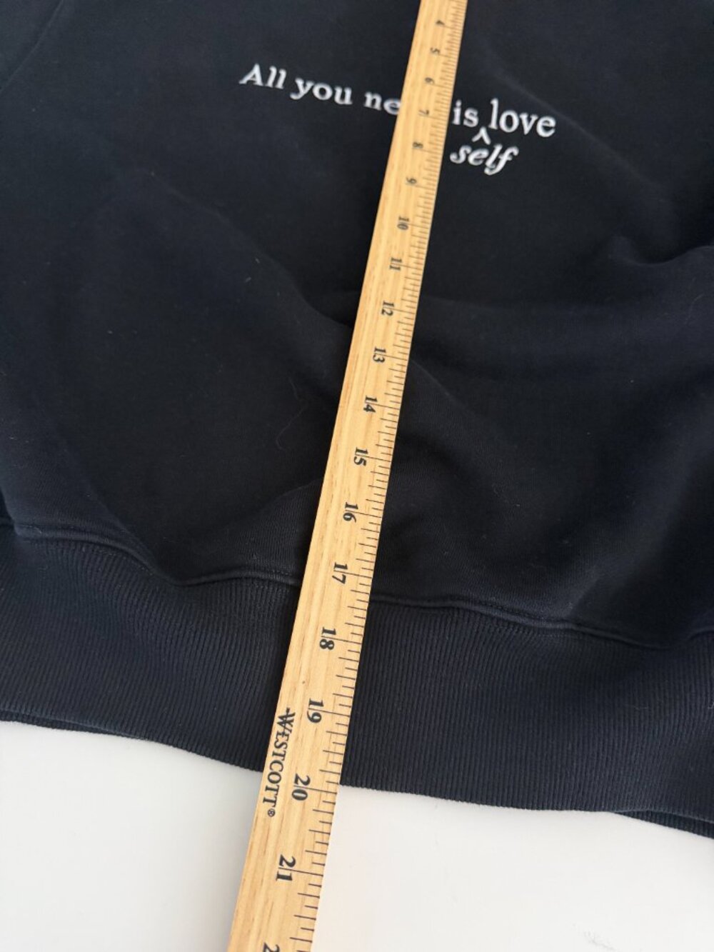 Brunette The Label "All You Need" Crew Neck Sweater - S/M - Black - Picture 6 of 9
